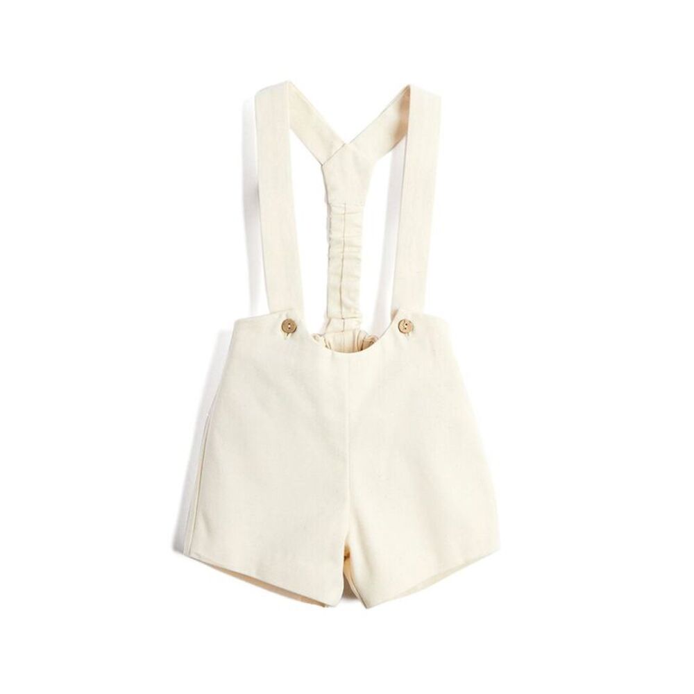 Pepa London Girls  Button Detail Short With Braces